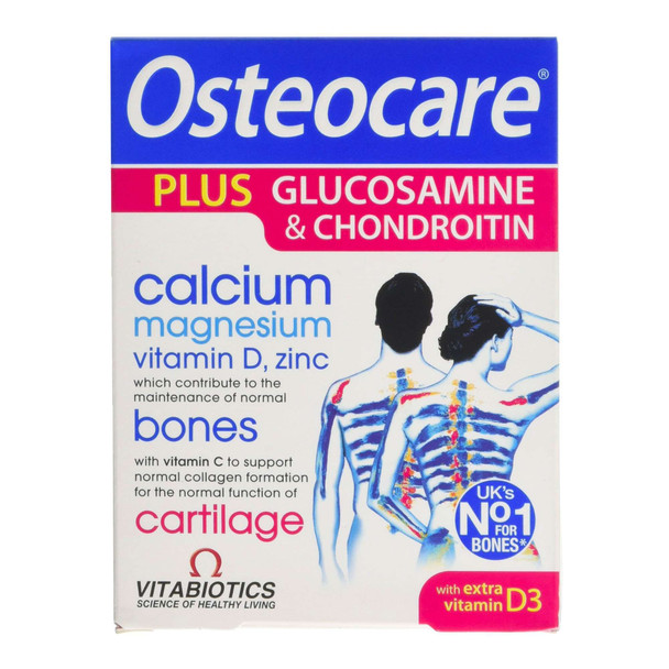 Vitabiotics Plus Osteocare Glucosamine & Chondroitin 60 Tablets