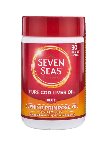 Seven Seas Pure Cod Liver & Evening Primrose Oil 30 Capsules