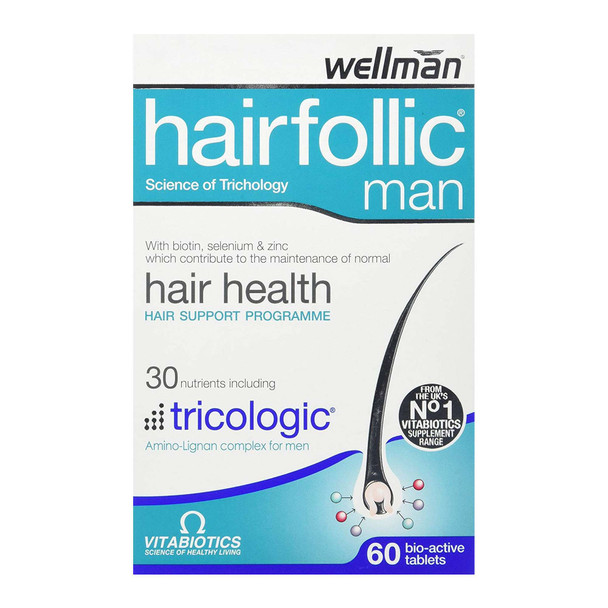 WellMan Hairfolic 60 Tablets