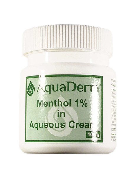 AquaDerm Menthol 1% Aqueous Cream 100g