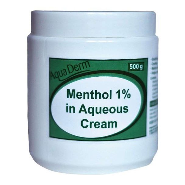 Aquaderm Menthol 1 Percent 500g