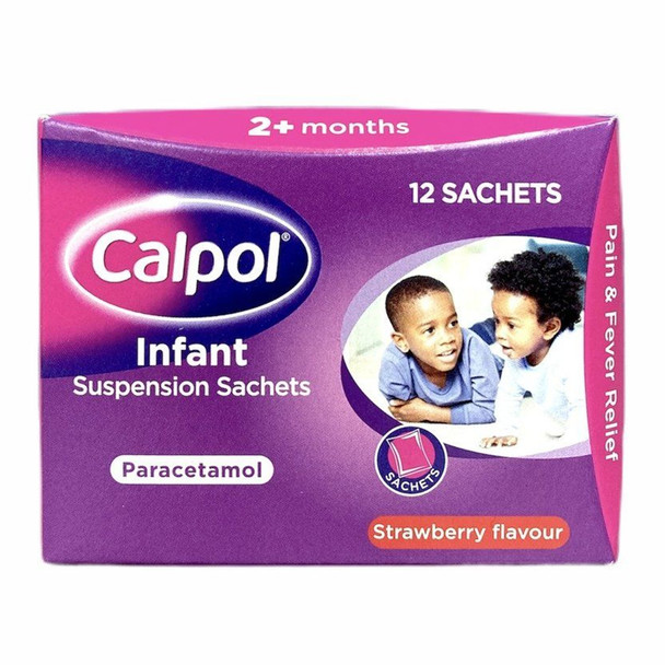 Calpol Infant Strawberry Suspension Sachets 12