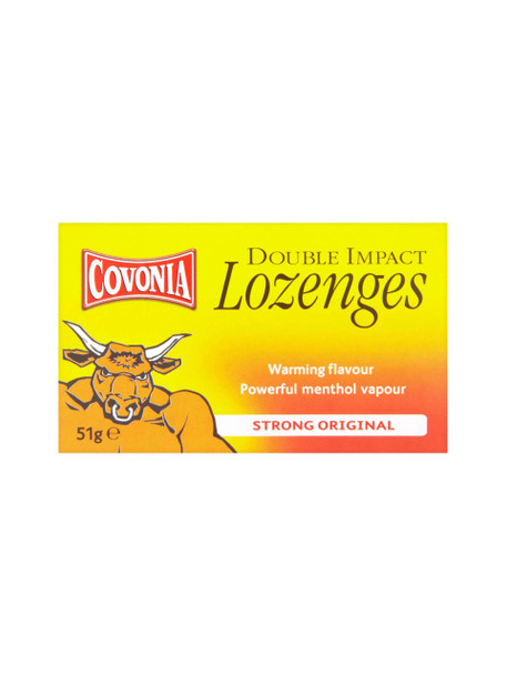 Covonia Double Impact Mentholated Lozenges 51g