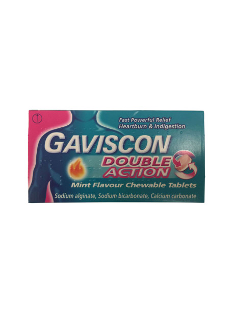 Gaviscon Double Action Mint Indigestion 12 Tablets