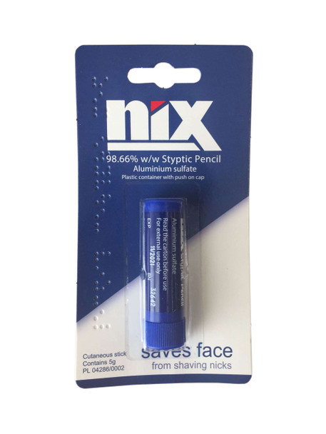 Nix Styptic Pencil for Shaving Nicks