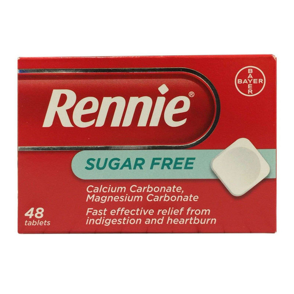 Rennie Sugar Free 48 Tablets