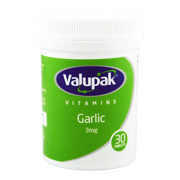 Valupak Garlic 30 Tablets