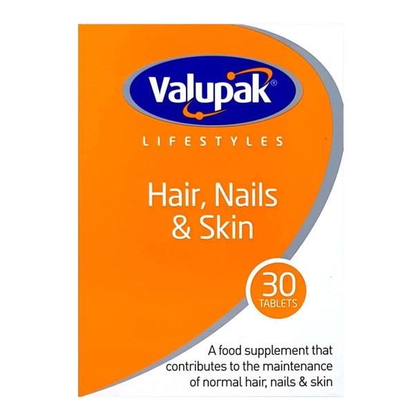 Valupak Hair, Nails & Skin 30 Tablets