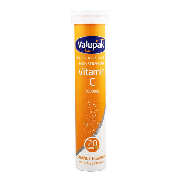 Valupak Vitamin C Effervescent Tablets 20