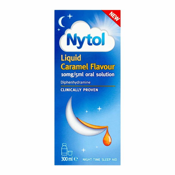 Nytol Liquid Caramel Flavour 10mg Oral Solution 300ml