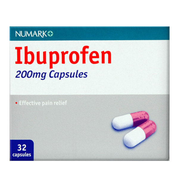 Numark Ibuprofen 200mg 32 Capsules