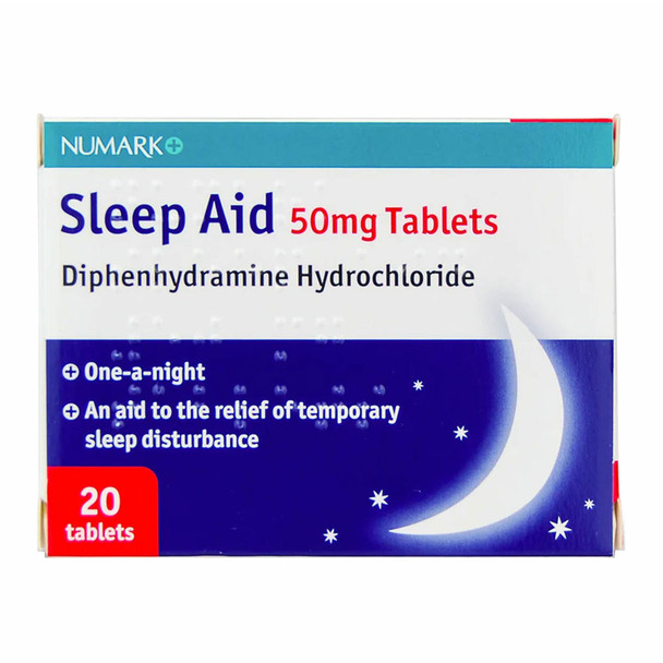 Numark Sleep Aid 50mg 20 Tablets