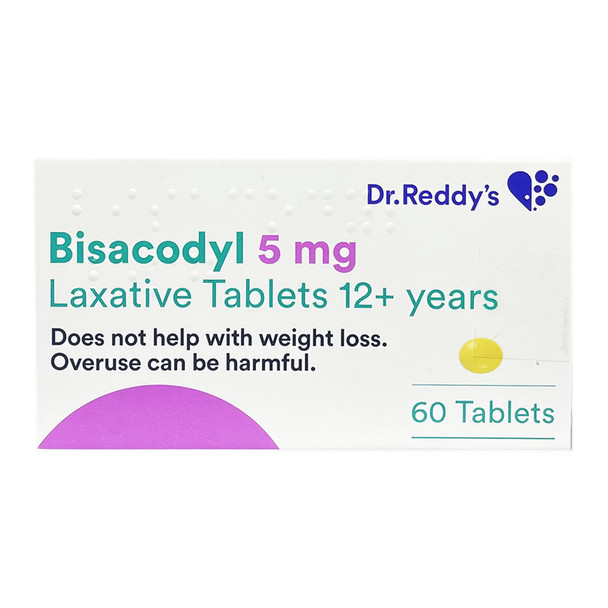 Bisacodyl 5mg 12+ Years Laxative 60 Tablets