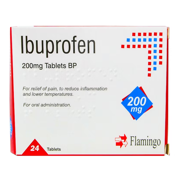 Flamingo Ibuprofen 200mg Tablets 24