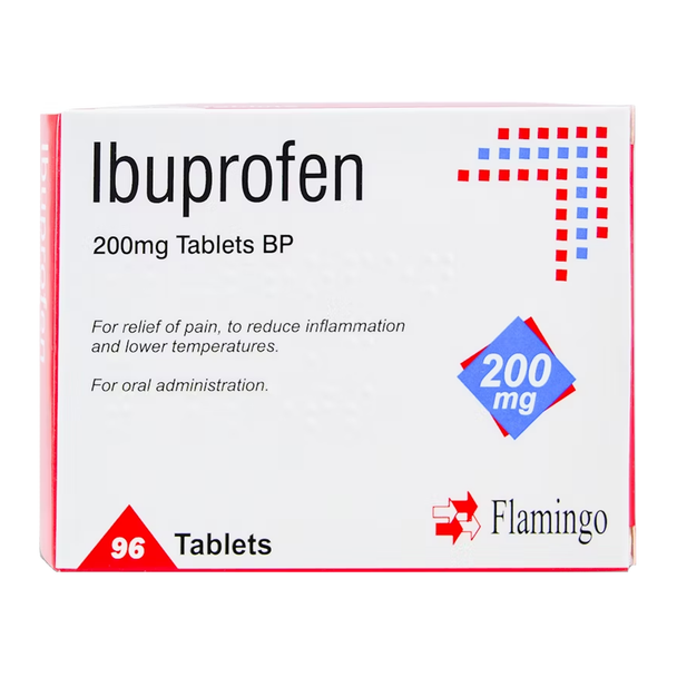 Flamingo Ibuprofen 200mg Tablets 96