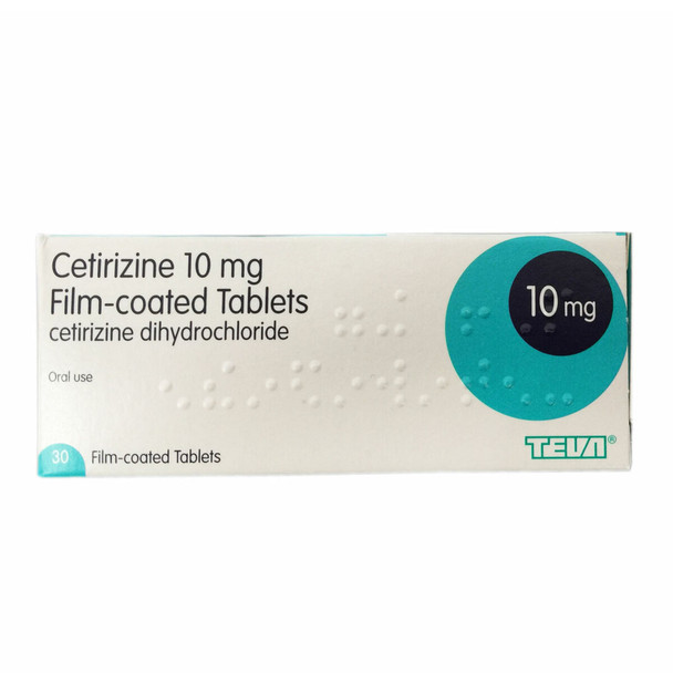 Teva Cetirizine 30 Tablets