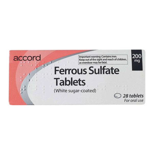 Accord Ferrous Sulfate 28 Tablets
