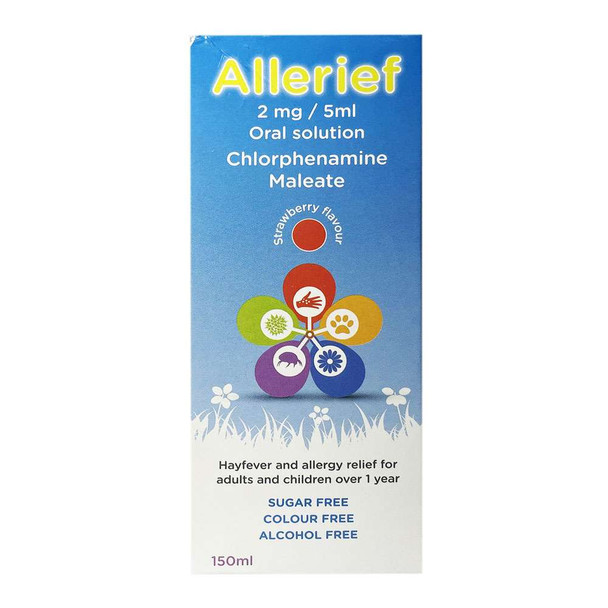 Allerief 2mg/5ml Oral Solution 150ml