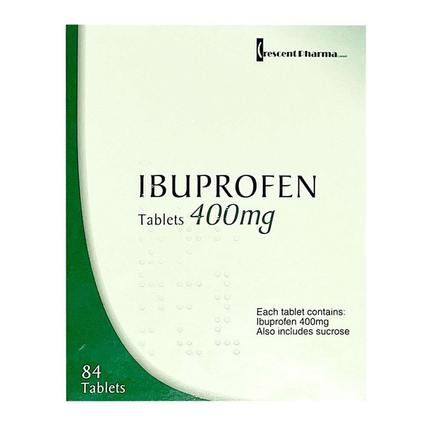 Crescent Ibuprofen 400mg 84 Tablets