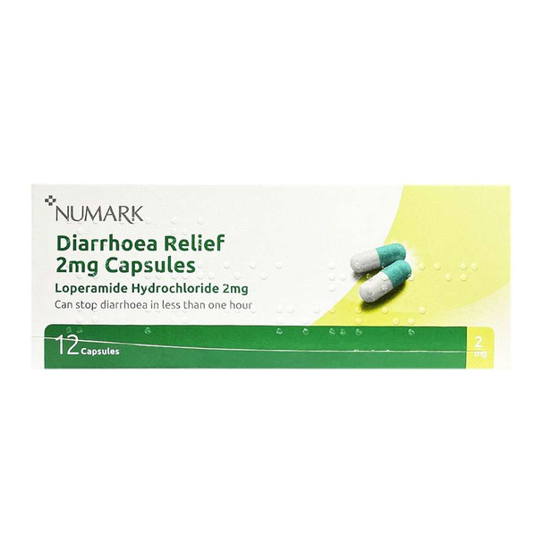 Numark Diarrhoea Relief 2mg 12 Capsules