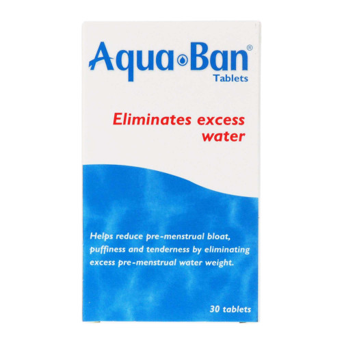 Aqua Ban Excess Water 30 Tablets withaid