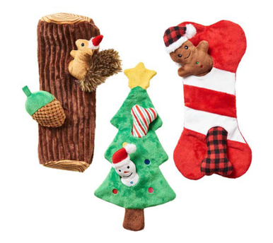 Spot Holiday Plush Puzzle Dog Toys, Assorted 16 in