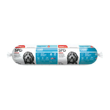 Prime100 SPD Fresh Roll Lamb & Pumpkin Steam Cooked Dog Food