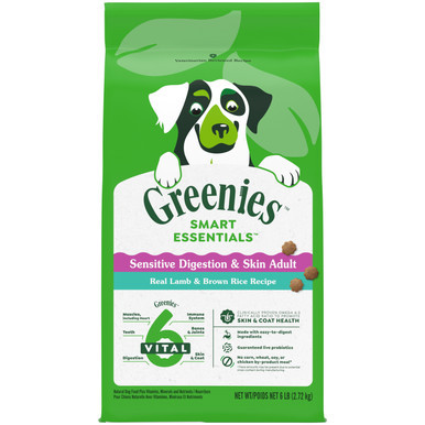 Greenies Smart Essentials Real Lamb & Brown Rice Recipe for Sensitive Digestion & Skin Adult Dry Dog Food