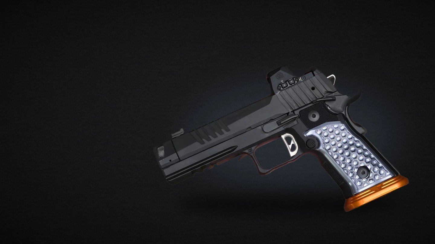 SIG P211 fitted with Vytal Kraken grips and a magwell