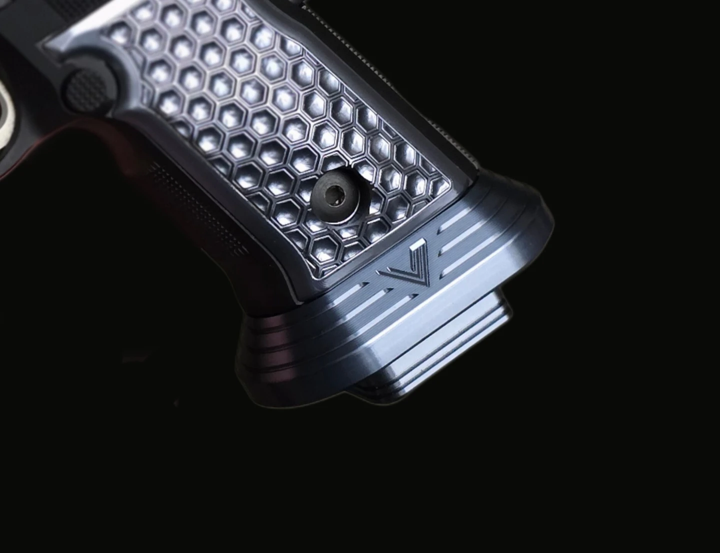 Close up of a Vytal magwell on a SIG P211