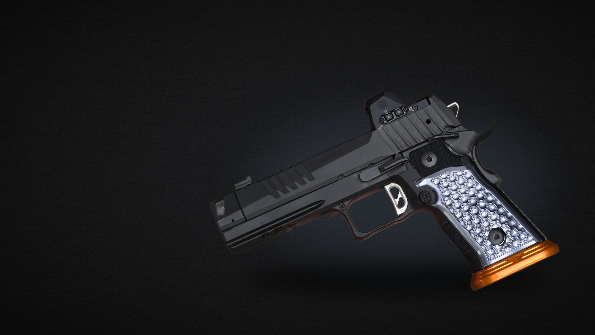SIG P211 fitted with Vytal Kraken grips and magwell
