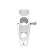 White Two Position Flag Bracket