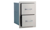 Stainless Steel Double Drawers