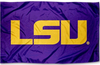 LSU 3x5 Purple/Gold Sleeved Silk Flag