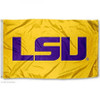 LSU 3x5 Gold/Purple Grommet Applique Nylon Flag
