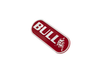 16571 Large Red Bull Logo Plate