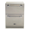 17400 Premium Double Drawer Outdoor Rated Refrigerator