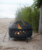 Living Accents Lattice Wood Fire Pit