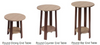 Other Table & Stool Options