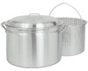 Bayou Classic, 20-Qt. Stockpot with Boiling Basket and Vented Lid, aluminum