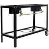 Cajun Classic - 2 Burner Stove on Wheel Cart - High Pressure