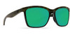 Costa Anaa Sunglasses(Womens) - Olive Tort/Black Green 