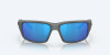 Costa Fantail Sunglasses - Matt Grey W/Blue Mirror
