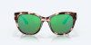 Costa Maya Sunglasses - Shark Coral Tort - Green/Mirror