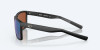 Costa Rinconcito Sunglasses - Black Matte w/Green Mirror