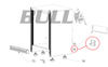 13716 Condenser Fan for Bull Premium Series II Refrigerator Model # 13700