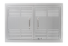 44570 - 30" Vented Double Door, Stainless Steel
