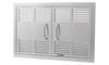 44570 - 30" Vented Double Door, Stainless Steel