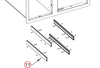 09973 Drawer Rail Mounting Hardware (full set, both sides)