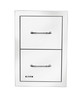 Bull Stainless Steel Double Drawers w/ Reveal